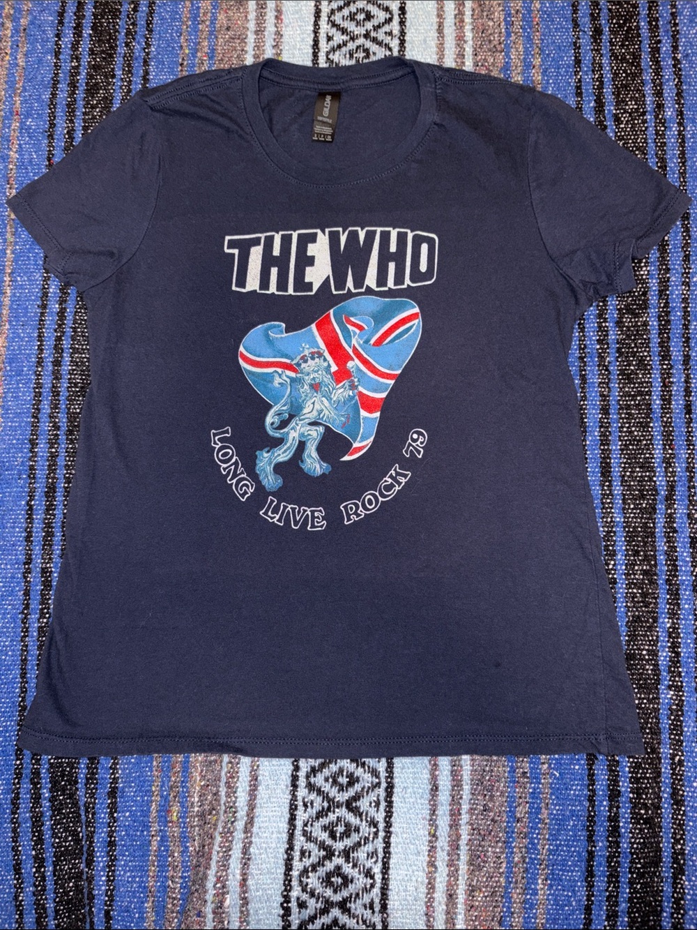 The Who 1979 Concert Band Tee Shirt